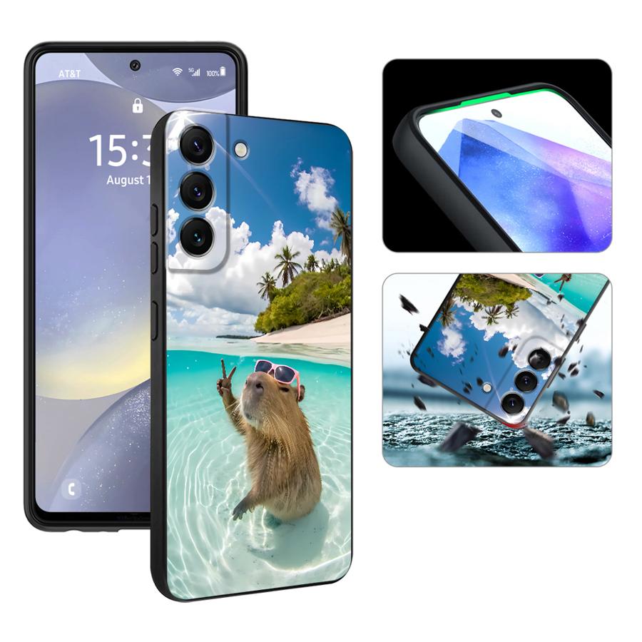 Capa de Celular Capybara de Fé - Samsung Galaxy A55 avaliação e preço