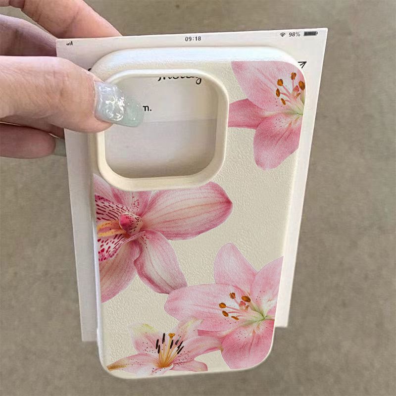Rosa lírio lichia textura caso - Samsung Galaxy A55 avaliação e preço